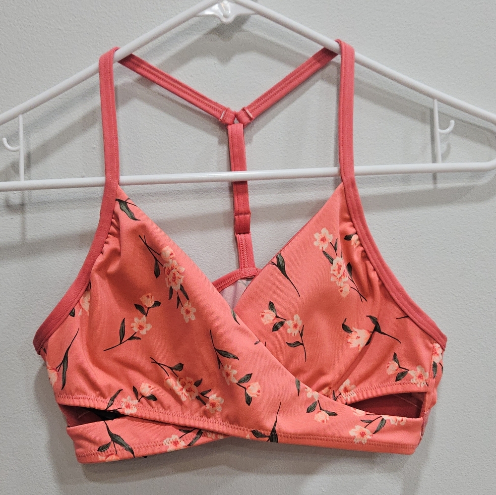 Victoria secret sports bra size small coral